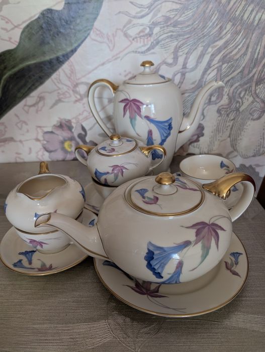 Zestaw porcelanowy marki Elfenbein Rosenthal Kronach, kolekcjoner