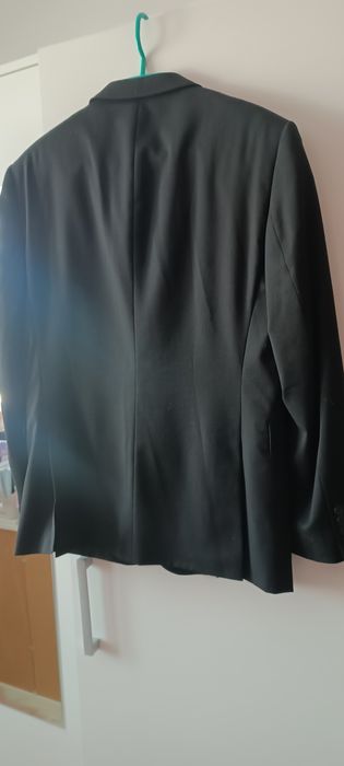 Marynarka czarna męska Dressman 48