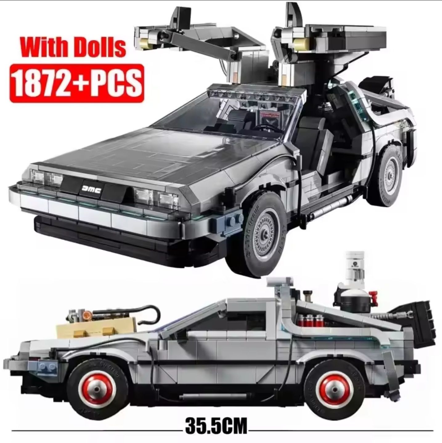 ‼️АКЦИЯ‼️Конструктор машина Technic DeLorean, 1872 детали