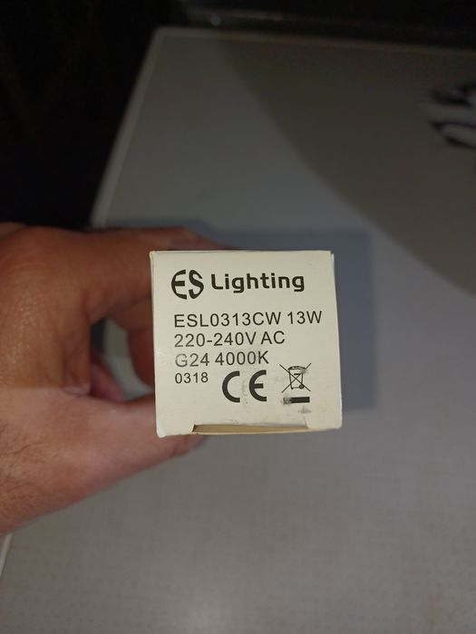 LÂMPADAS LED G24 - 220V / 13W / Cor 4000K