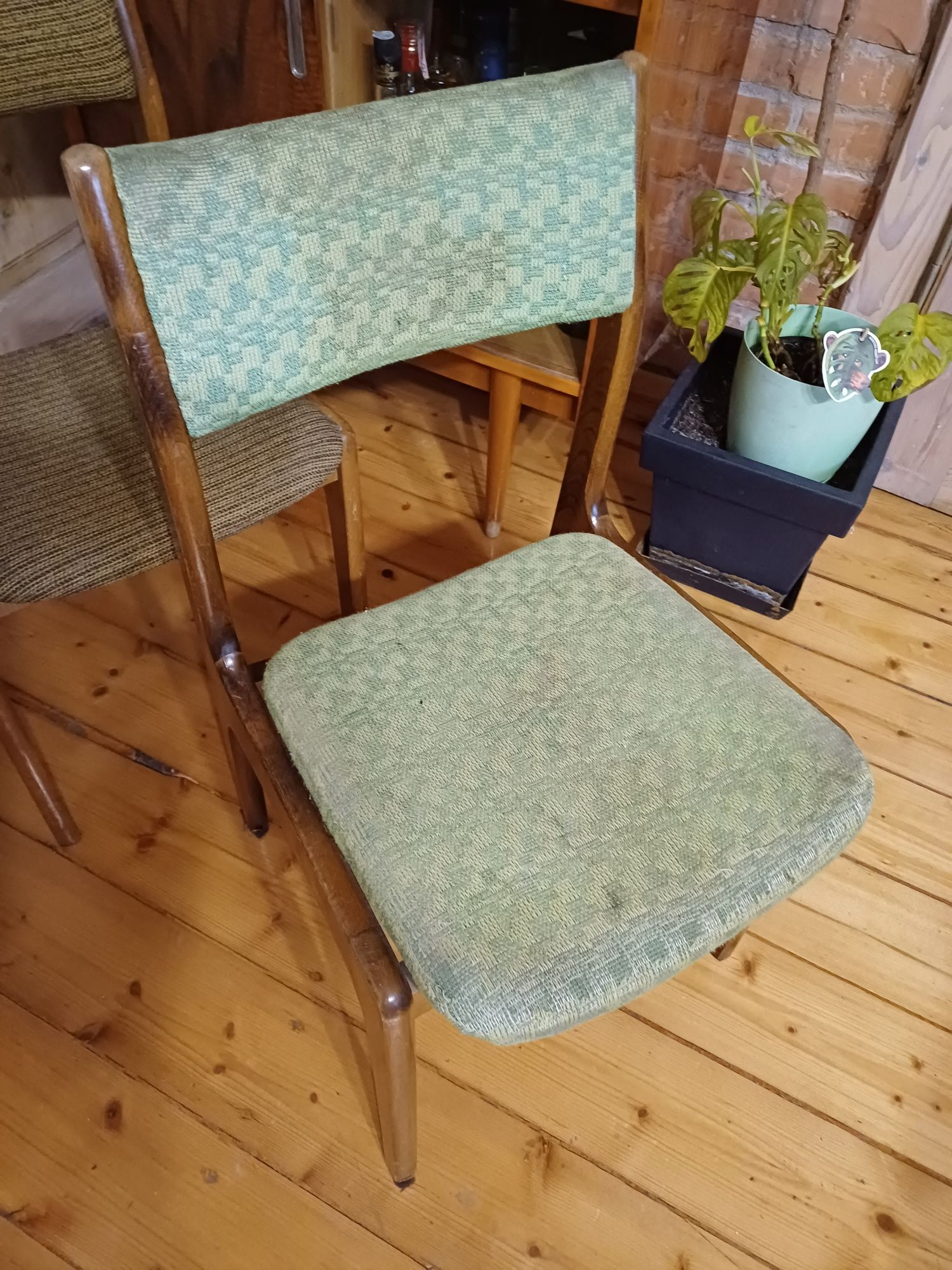 Krzesła Aster PRL vintage lata 70