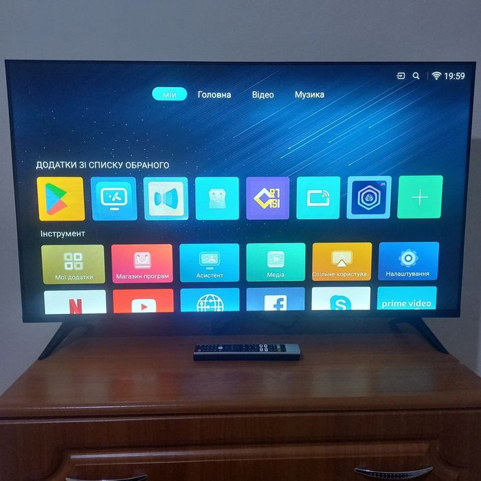 24"32"42"45"50" телевізори з Т2 • SmartTV на android + голосовий пульт