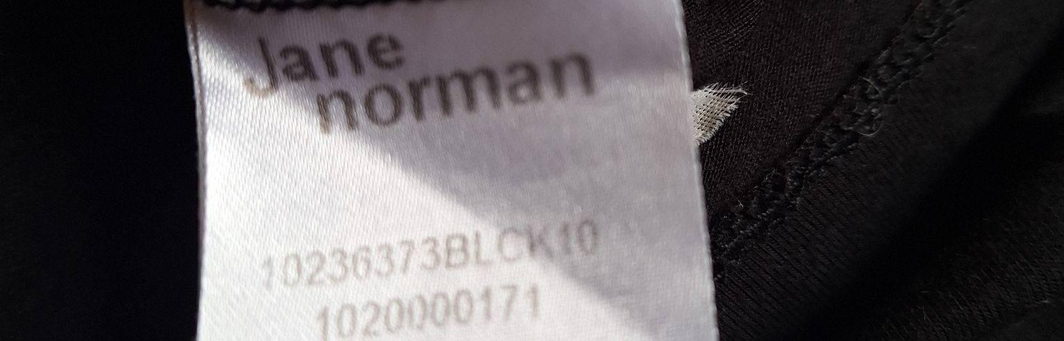Czarna długa sukienka maxi 96 % wiskoza marka Jane Norman rozmiar M 38