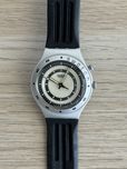 Relogio Swatch Irony Aluminium Azul Branco
