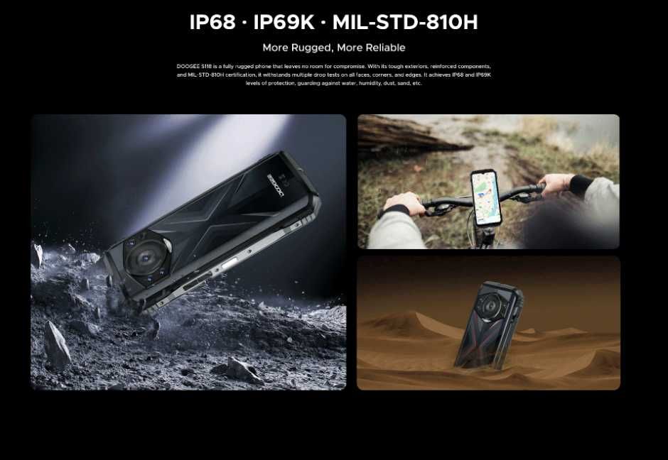 Смартфоны Doogee S118 NFC 8/512 Silver + Подарок