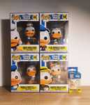 Funko Pop * Set Donald Duck 90 DISNEY #1442 #1443 #1444 #1445 Keychain