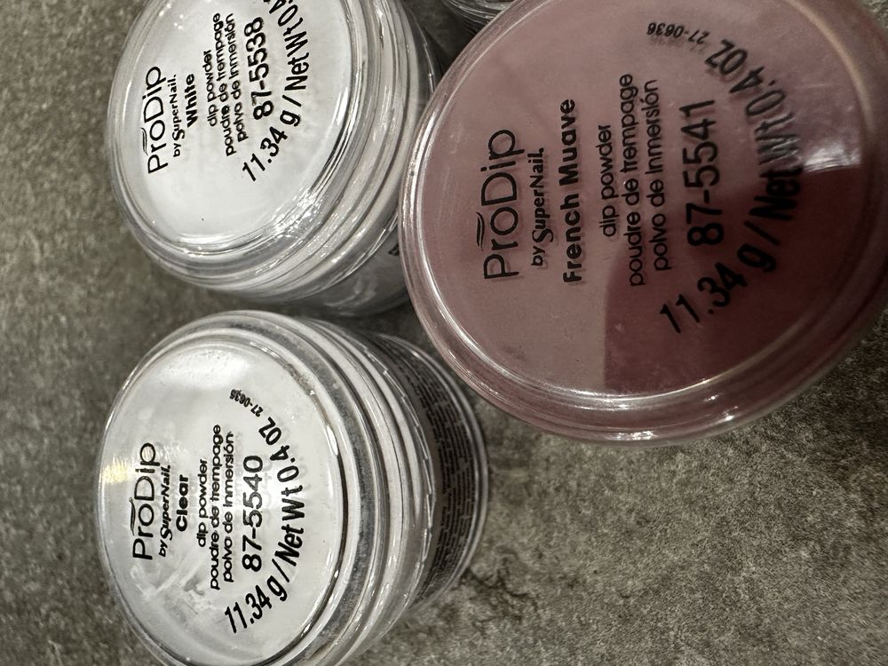 Manicure tytanowy zestaw 5 kolorow NOWE