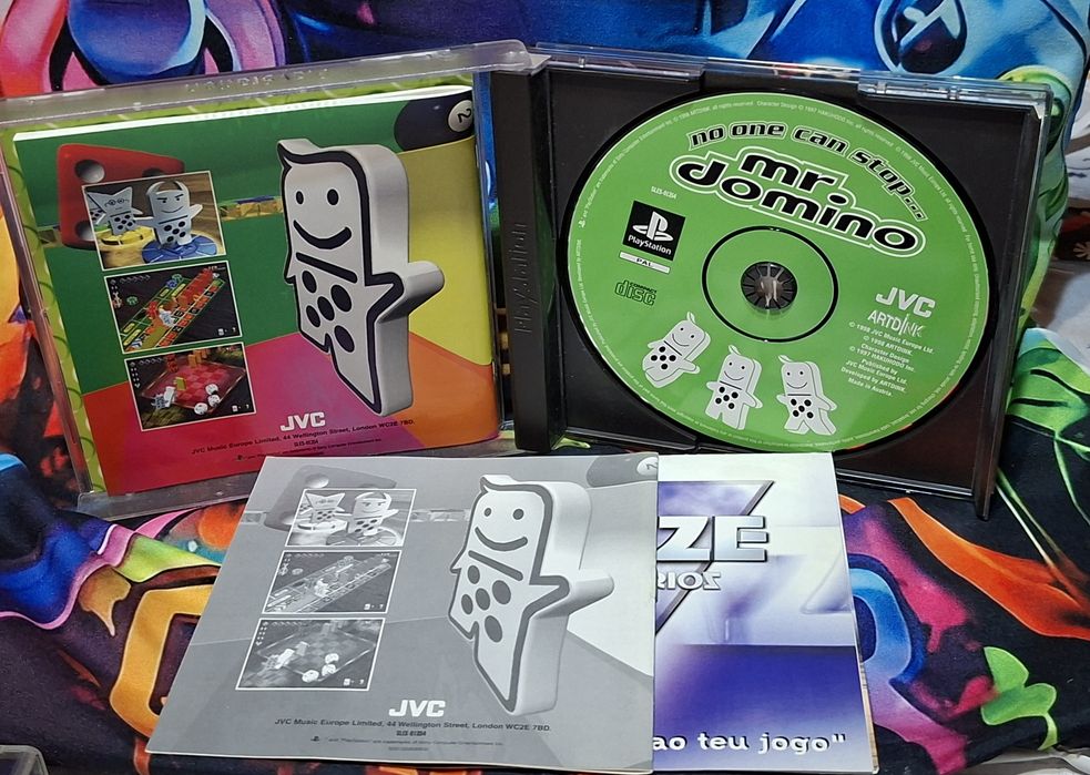 No one can stop Mr. Domino PS1 Playstation