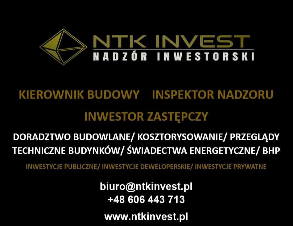 Kierownik Budowy / Inspektor  / Przeglądy techniczne