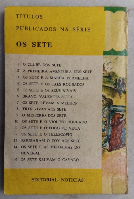 Livro a Primeira aventura dos sete (Enid Blyton)