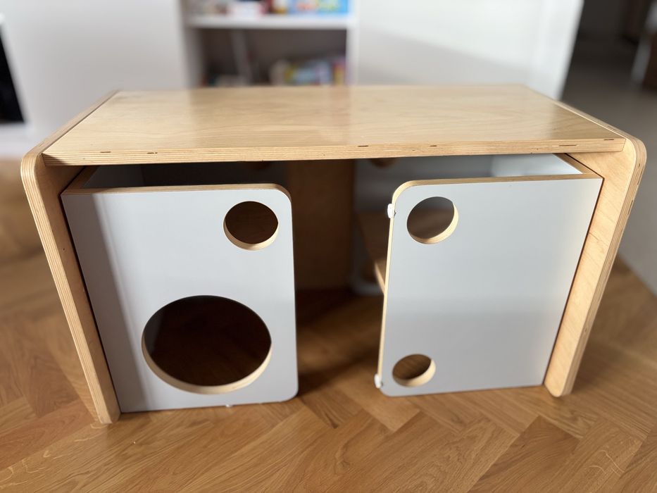 Montessori - Zestaw mebli biurko i krzesła Kukumag 1-5 lat