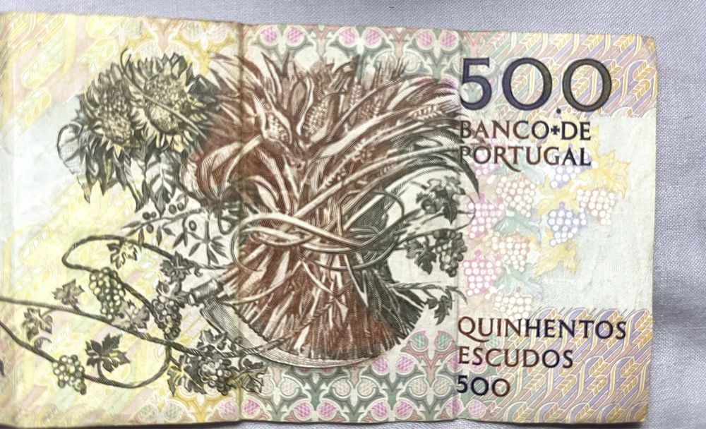 Nota de 500 escudos “1994” Mouzinho da Silveira