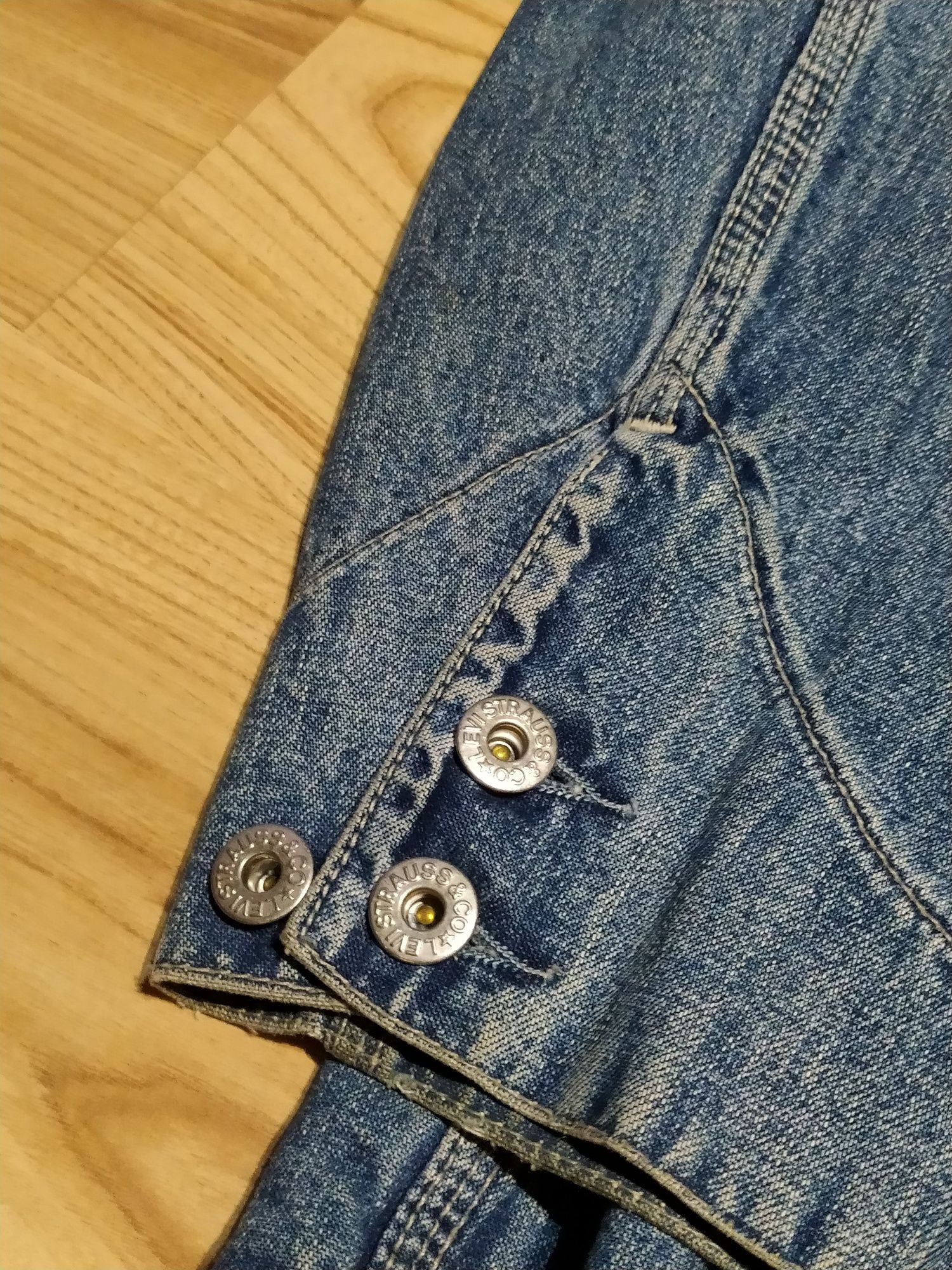 Niebieska Kurtka Dżinsowa Jeansowa Denimowa Levi's  Overalls