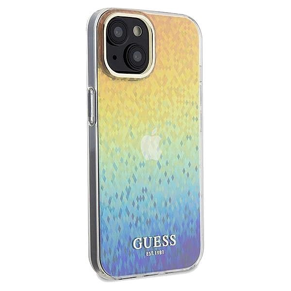 Etui Guess IML Faceted Mirror Disco Iridescent na iPhone 14 / 15 / 13