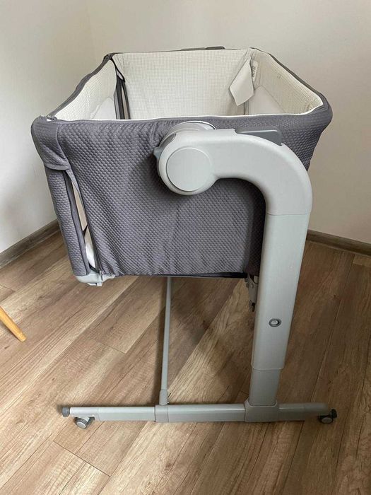 Łóżko Chicco NEXT2ME MAGIC MOON GREY+Karuzela+Projektor