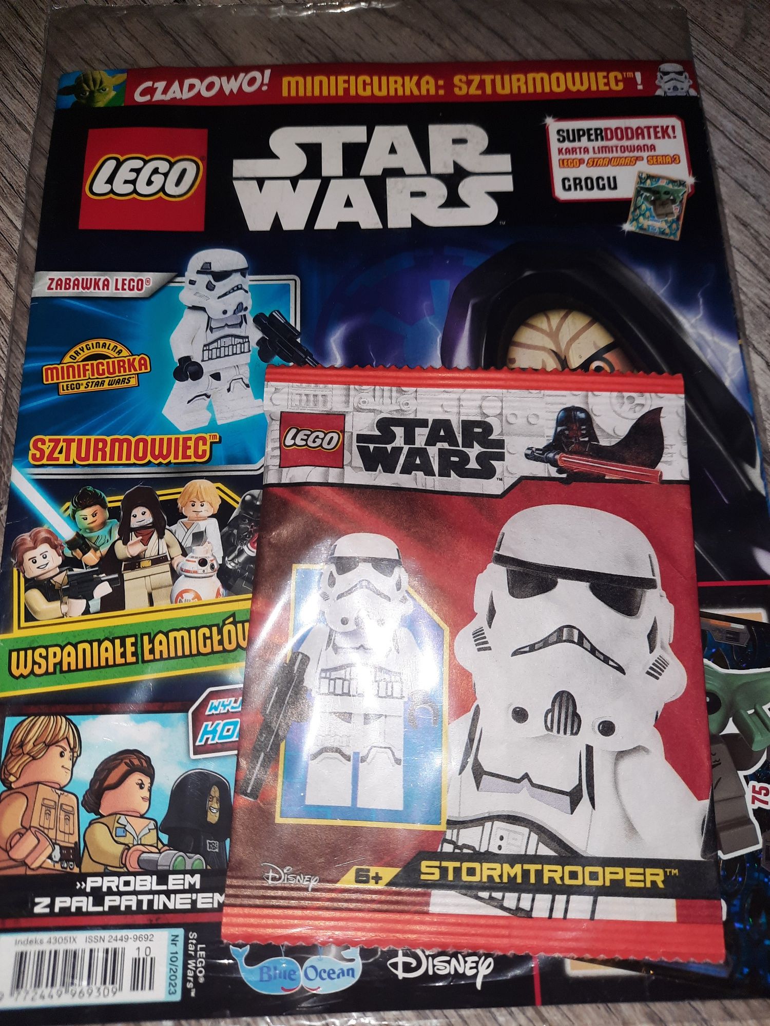 Lego Star Wars gazetka z figurką Stormtrooper