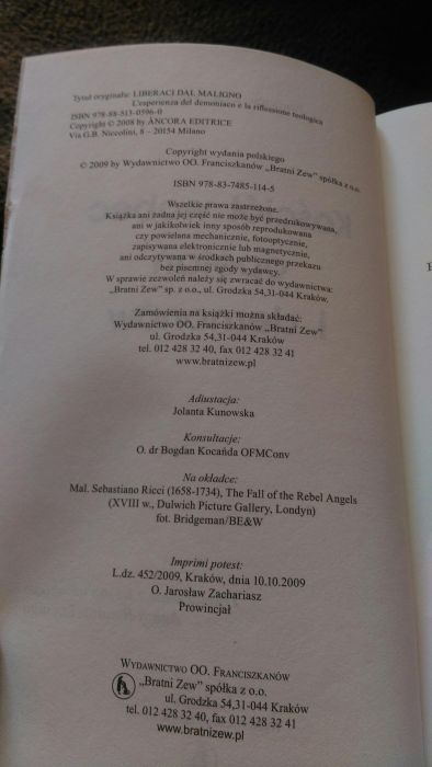 Pierpaolo Caspani - Kościół wobec opętań i demonów
