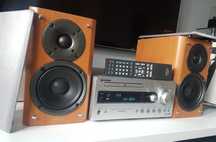 Wieża Kenwood R-K701 + kolumny + pilot
