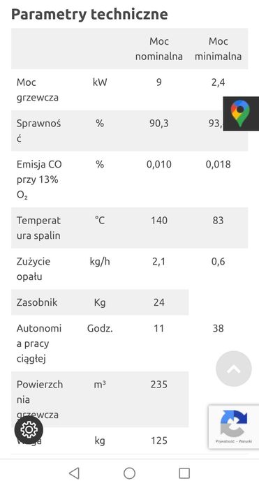 Piec kominek włoski 9kw Piro plus edilkamini