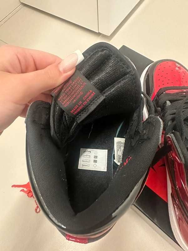 Jordan 1 Retro High OG Patent Bred R.37.5