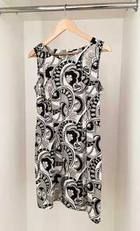 Sukienka 'H&M' (kolory: czarny, szary, biały)