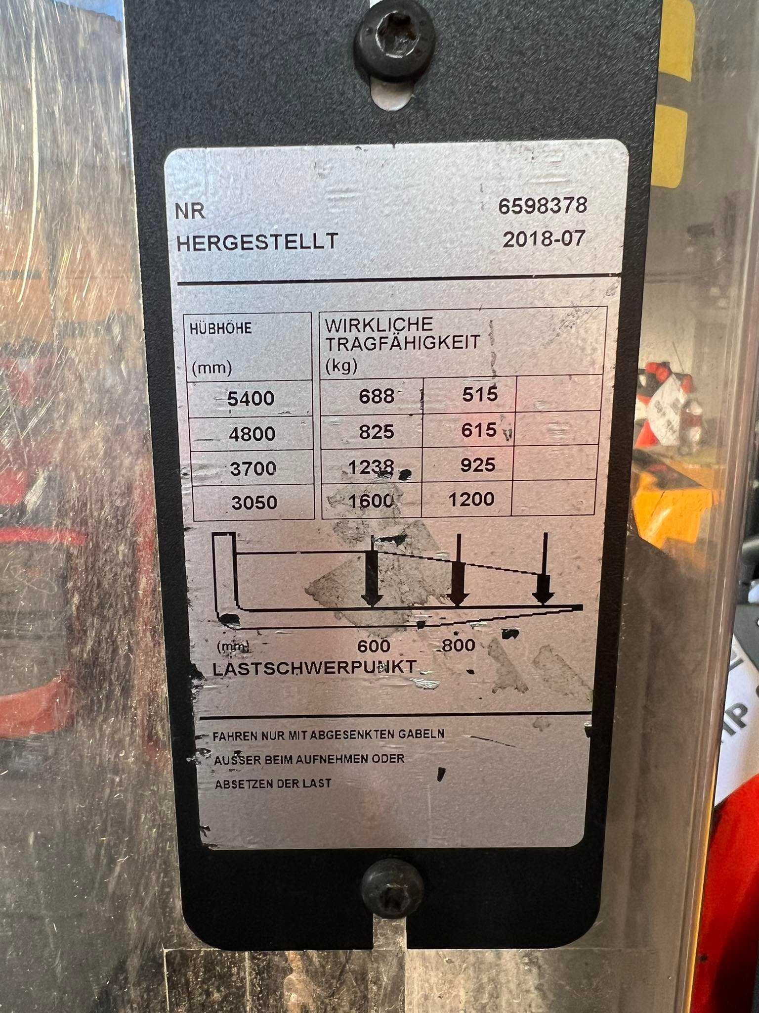 Paleciak elektryczny Cesab S360 Toyota Triplex 540cm  FHP 176