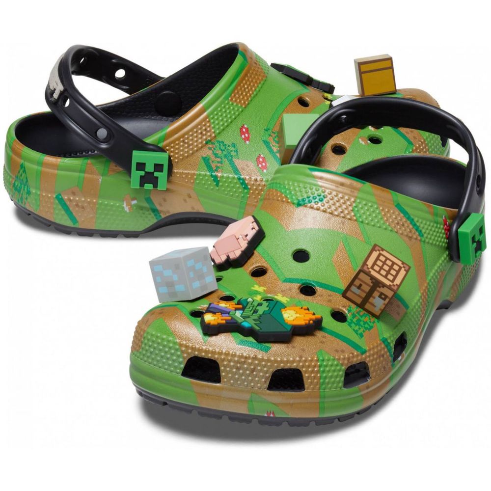 Дитячі крокси Kids Minecraft Elevated Clog кроксы детские майнкрафт