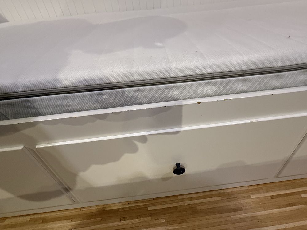 Łóżko Hemnes IKEA podwojne, rozkladane