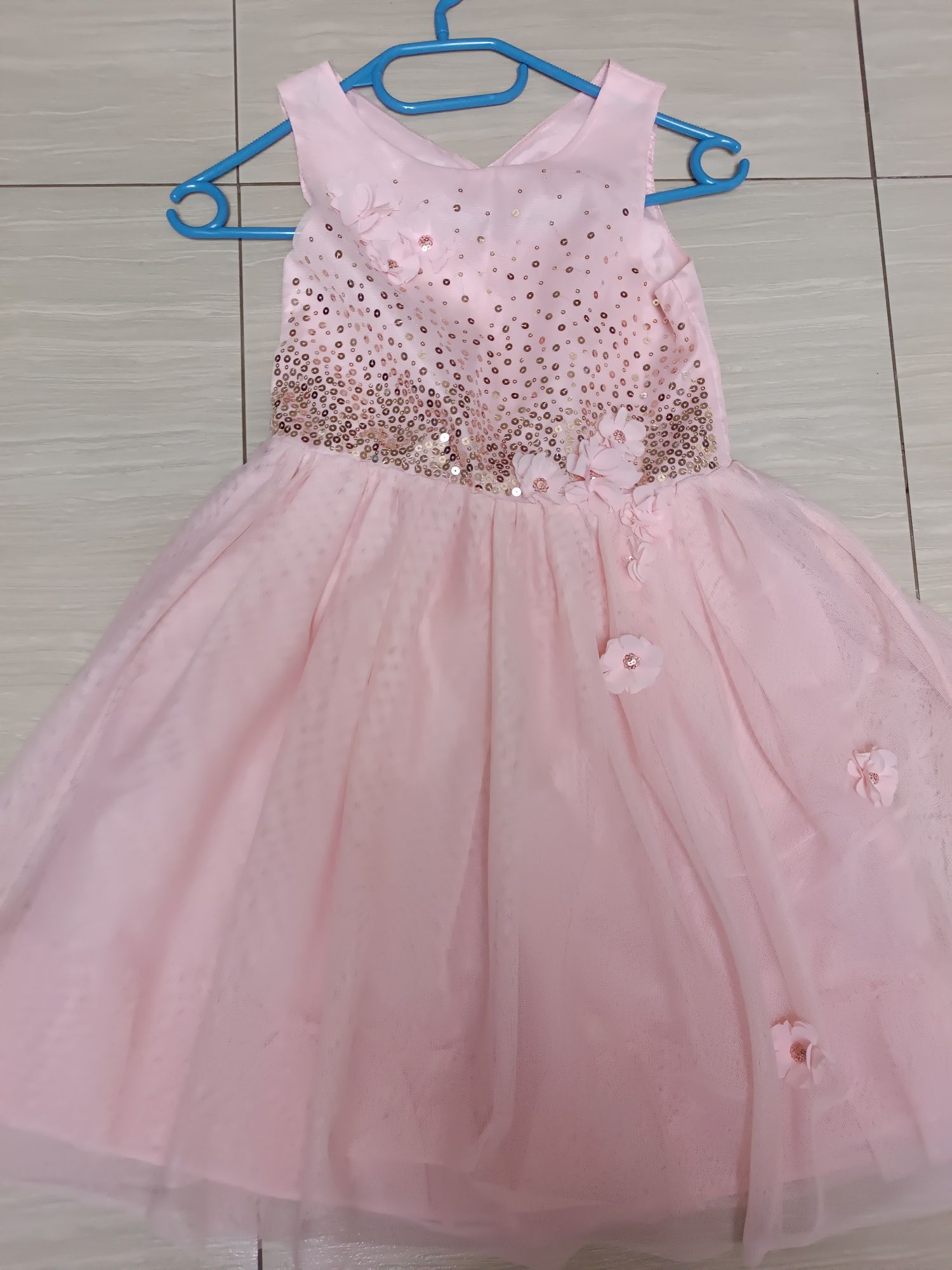 Sukienka sukieneczka tiul cekiny H&M