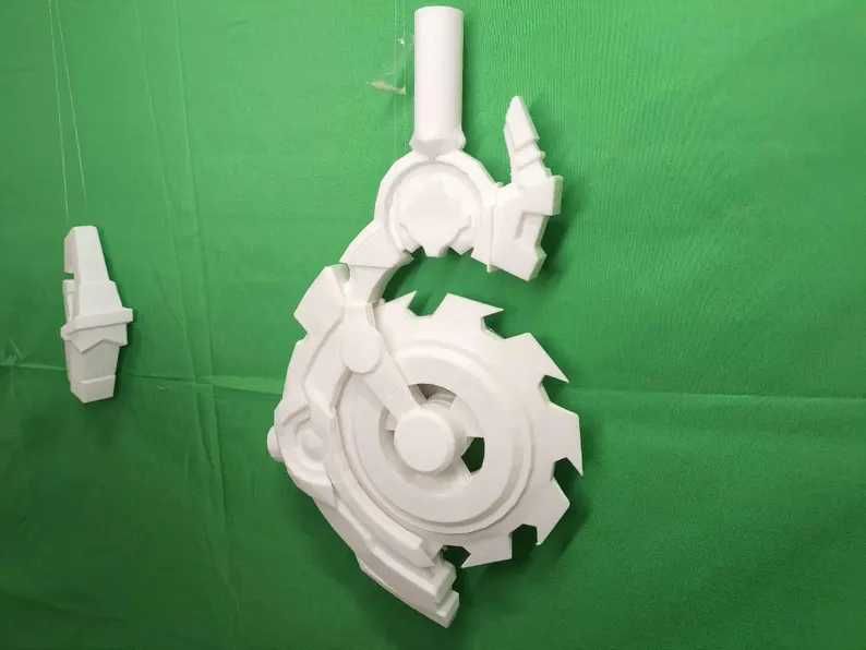 Genshin Impact Fractured Halo | Arma para cosplay/prop da Ineffa