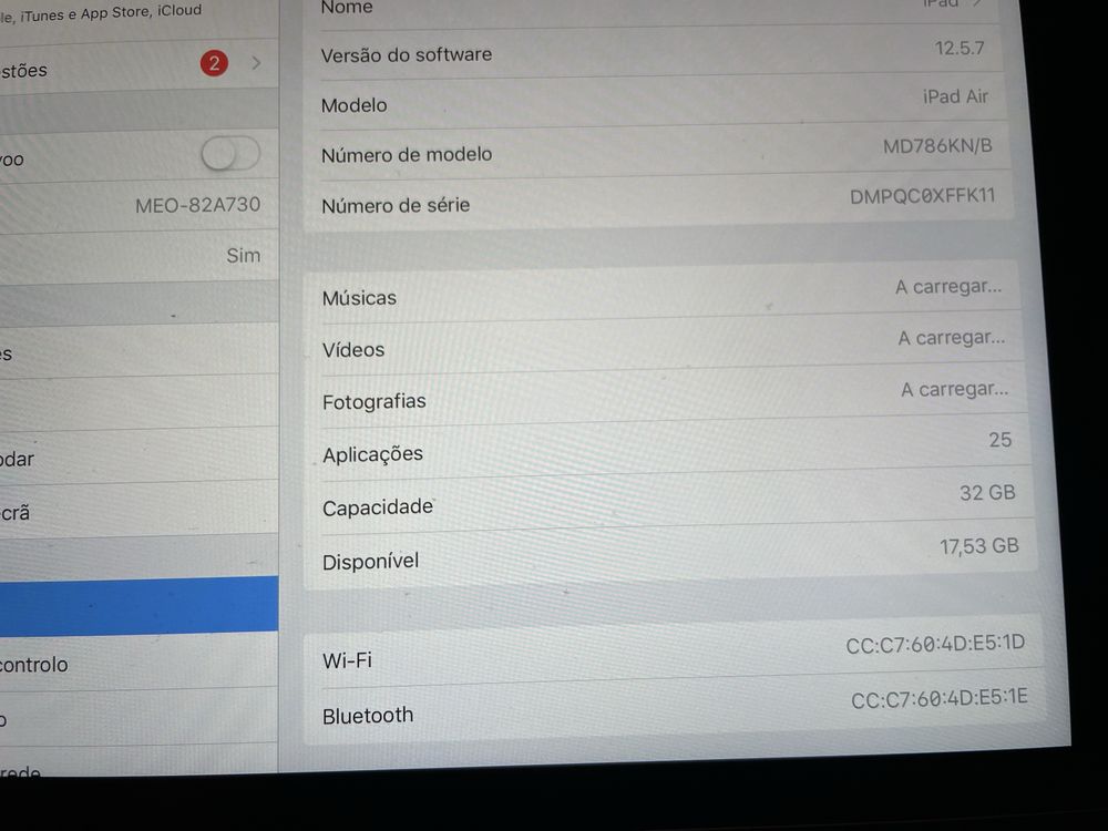 Apple Ipad air 1st gen