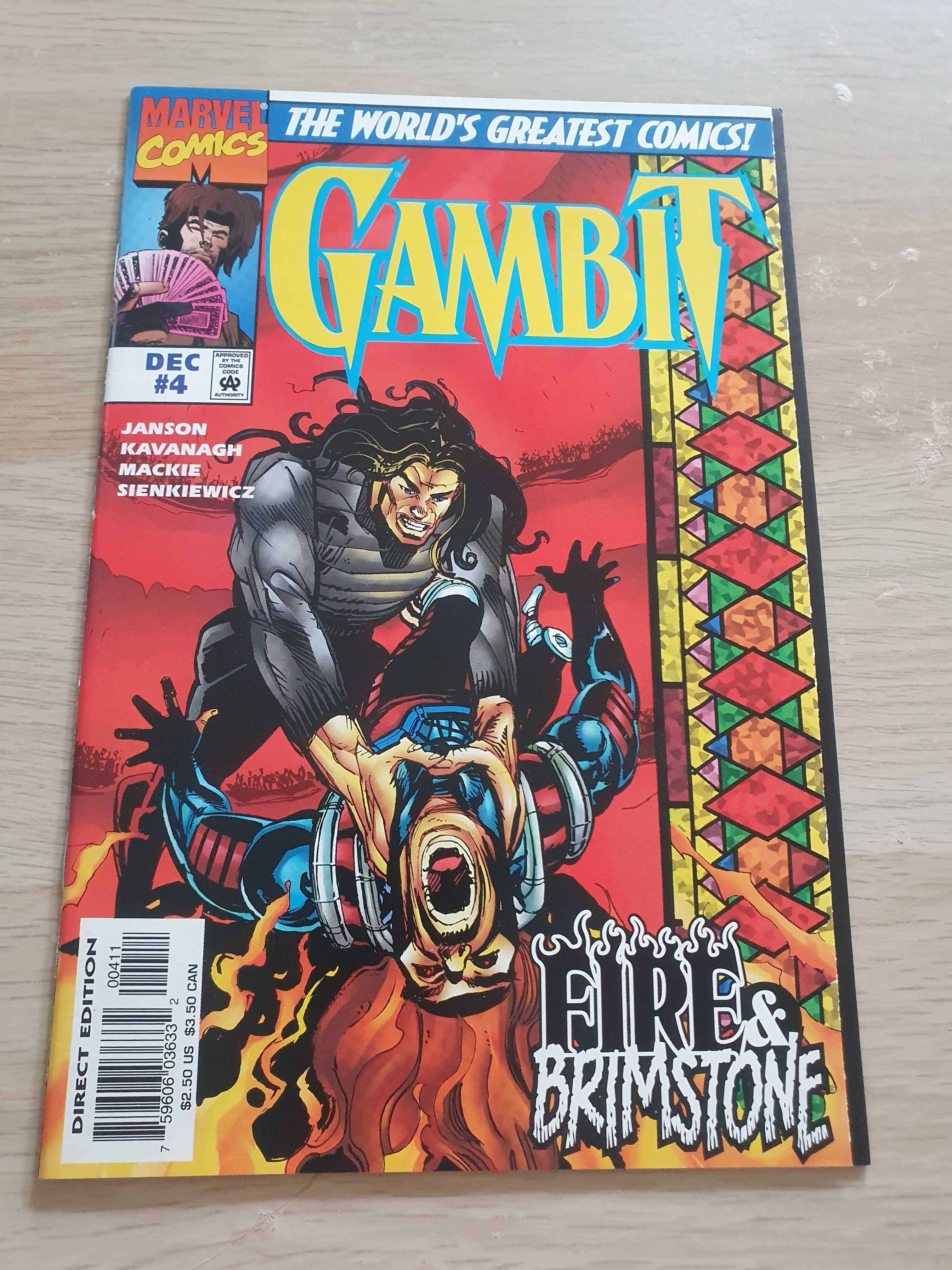 Gambit mix- Gambit vol 1: 4 (1994) Gambit vol 2: 1, 2, 4 (1997) (ZM48)