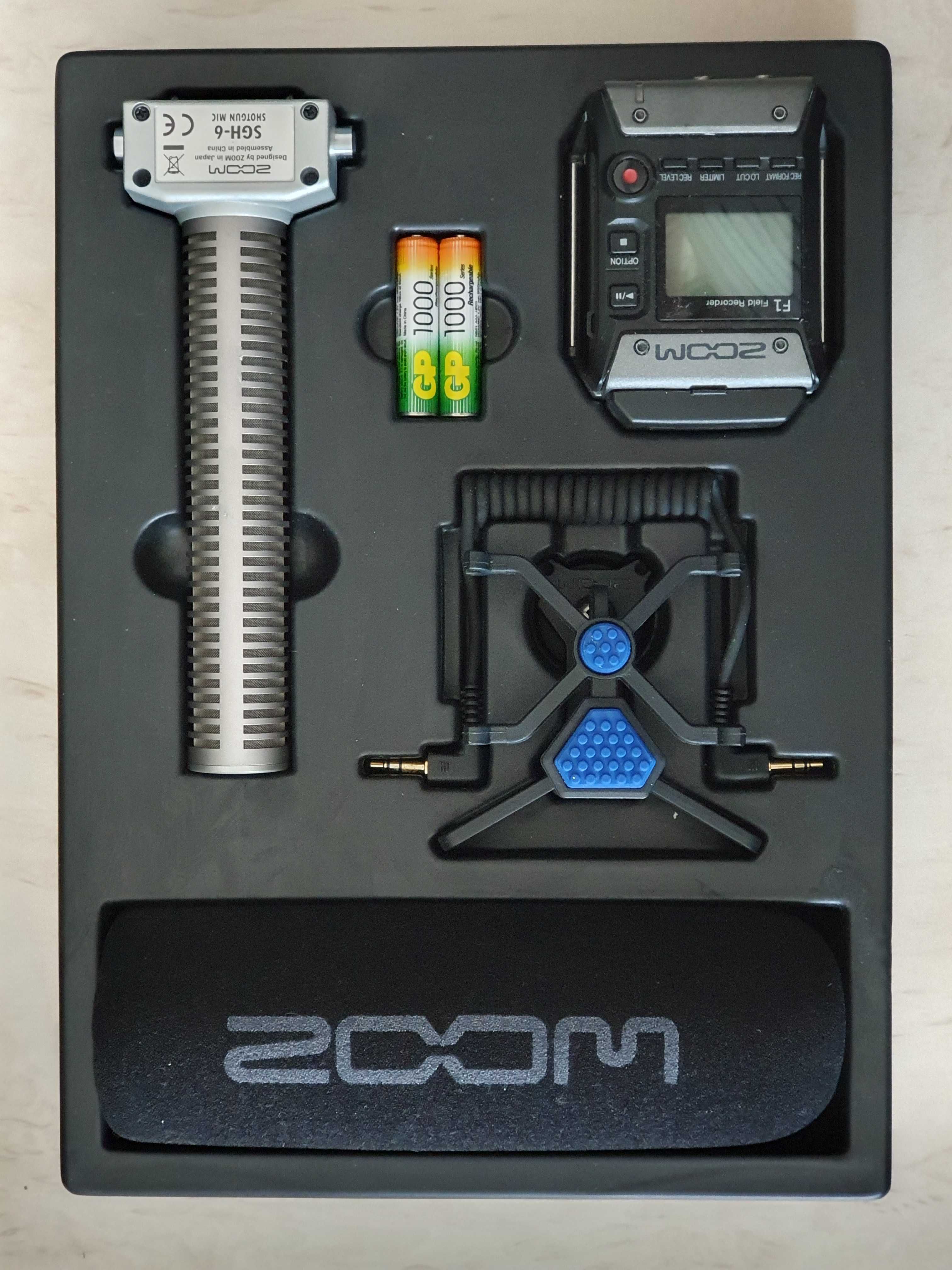 zoom f1-sp аудіорекордер з направленим мікрофоном