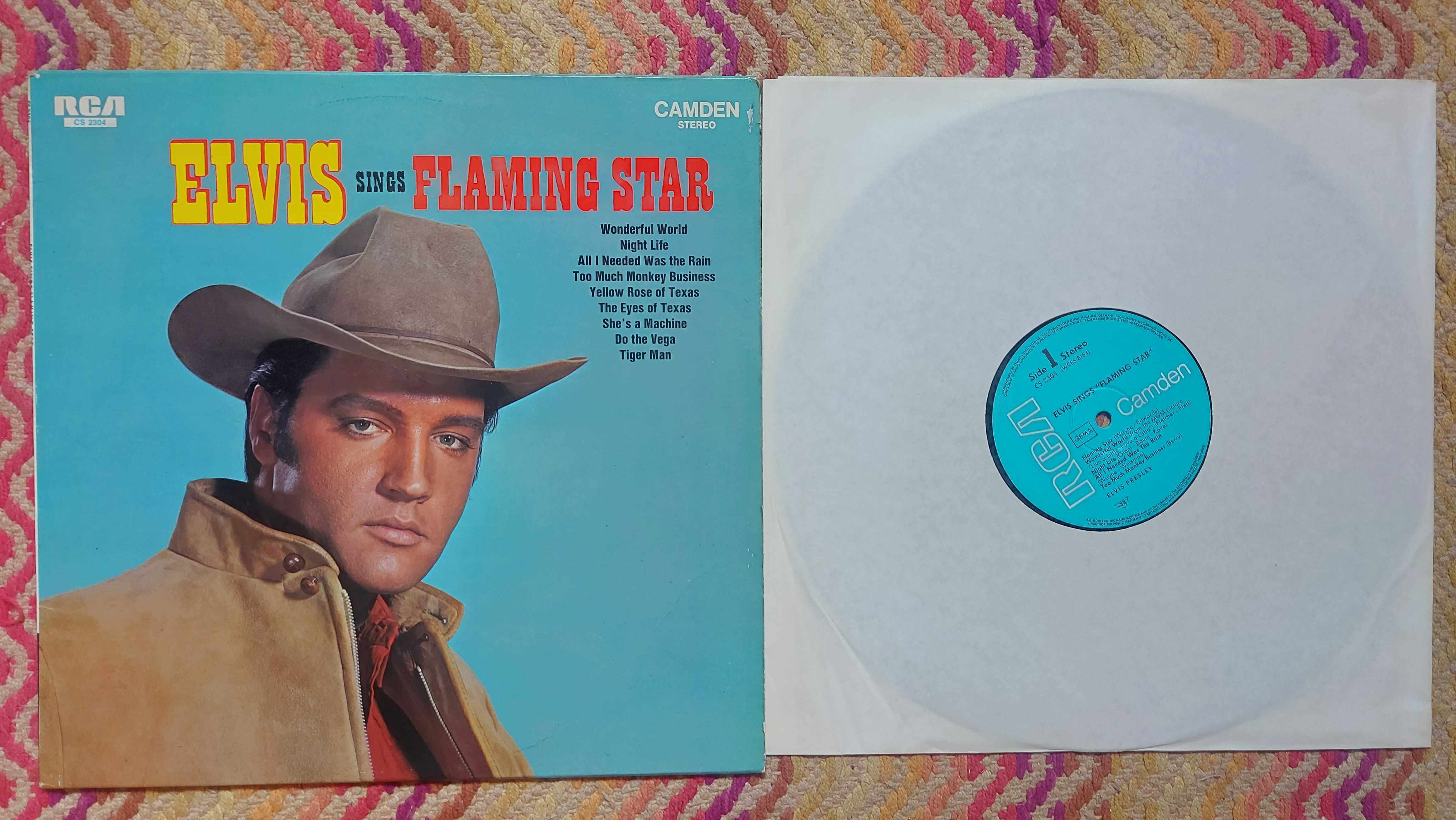 Elvis Presley Elvis Sings "Flaming Star"  1970 Ger  (VG+/EX-)