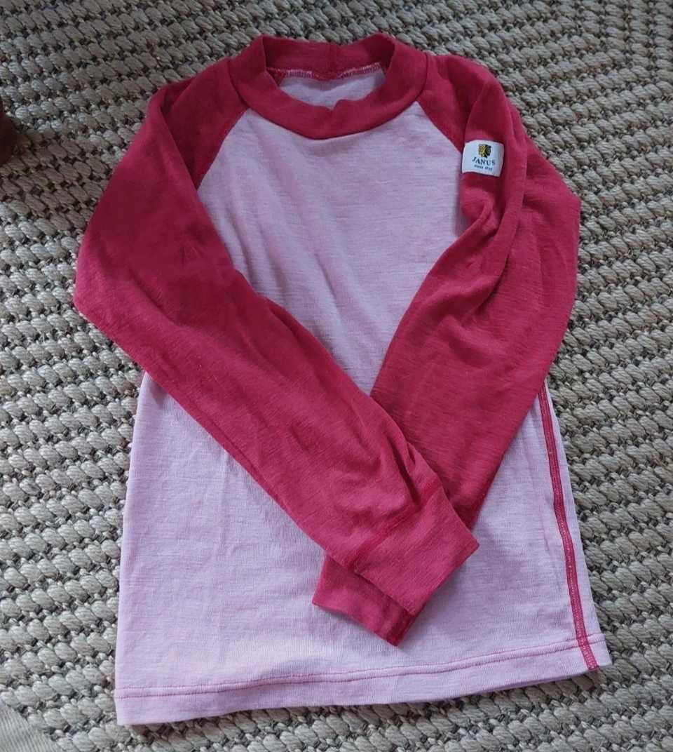 Janus 100% merino termoaktywna termiczna bielizna 8 lat 128 wełna