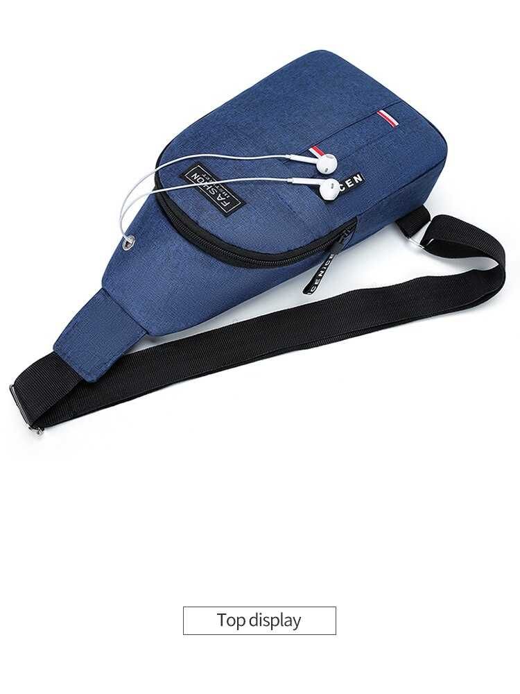 мужская водозащитная спортивная нагрудная сумка через плечо