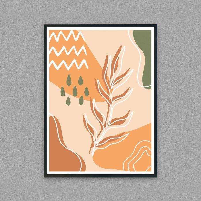 plakat w stylu boho, stylowy plakat minimalizm , plakat abstrakcja