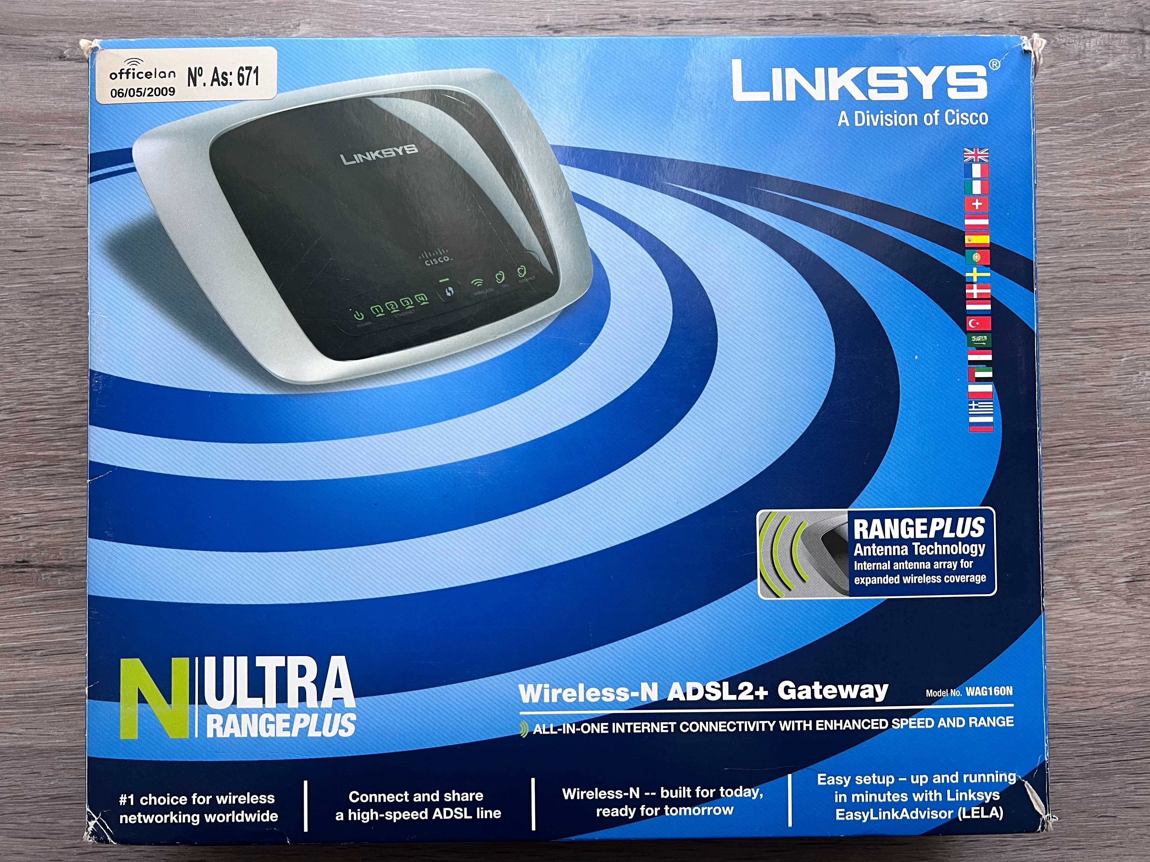 Modem router cisco linksys