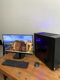 Gamingowy Monitor 27 Ryzen 5 5600g rx6600 8gb b550 elite aorus am4 amd