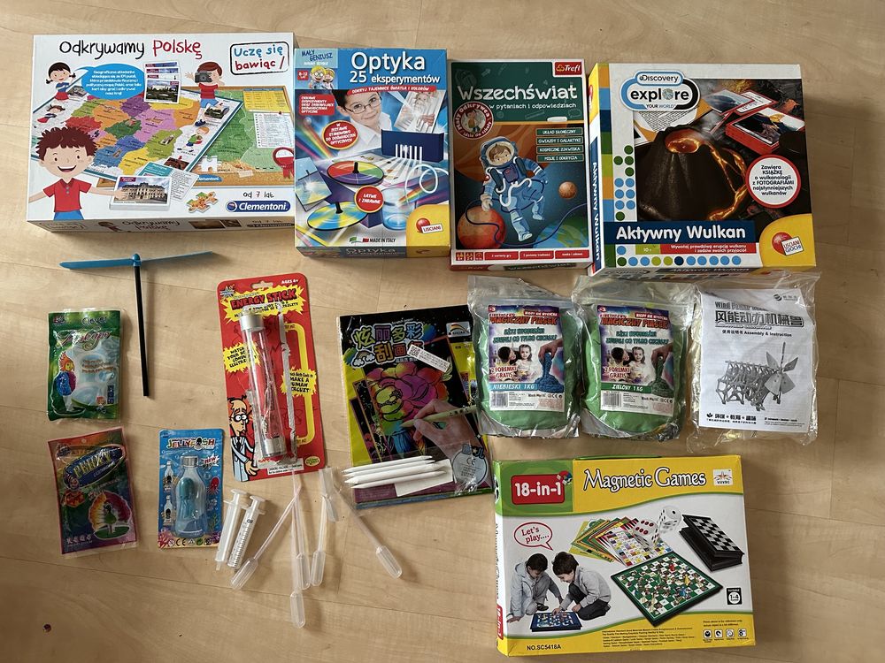 Eksperymenty gry edukacyjne zestaw