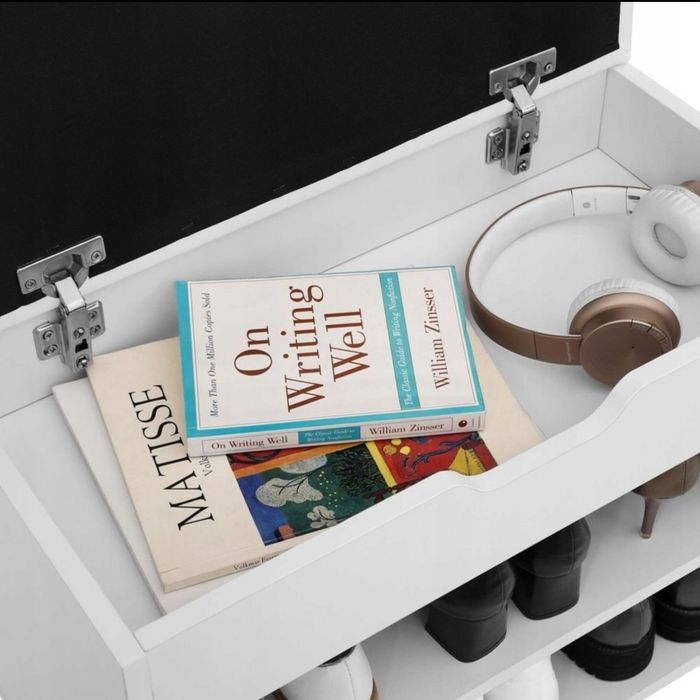 Szafka na buty z siedziskiem ławka ze schowkiem regał na buty 60x30x44