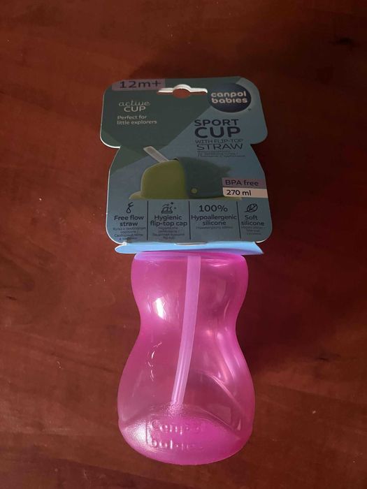 Canpol Bidon ze Składaną Rurką 270ml. Likwidacja sklepu internetowego.
