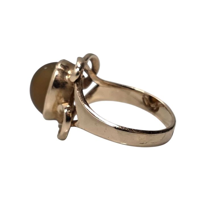 Wspaniały złoty pierścionek 4,59G 585 R16