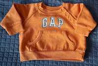 Bluza Gap pomarańczowa dresowa 3-6m