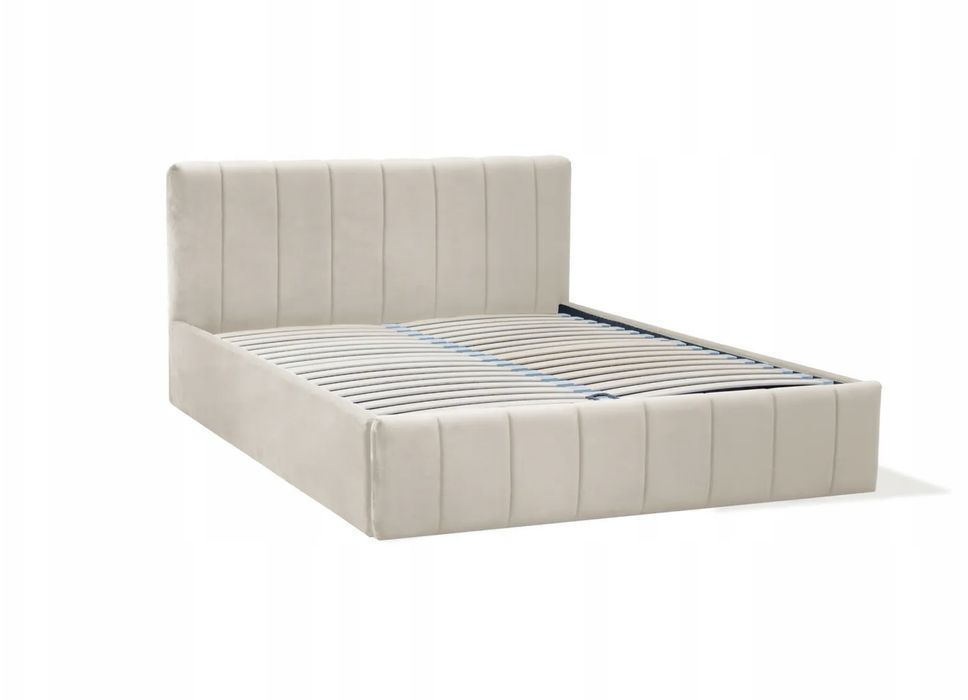 Łóżko tapicerowane ROKO z pojemnikiem, stelażem 90/120/140/160/180x200