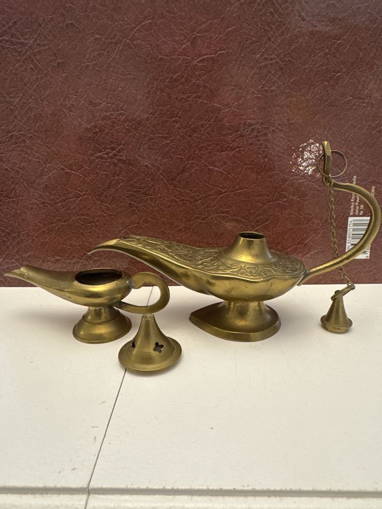 Lampa alladyna - kadzidelko mosiężne