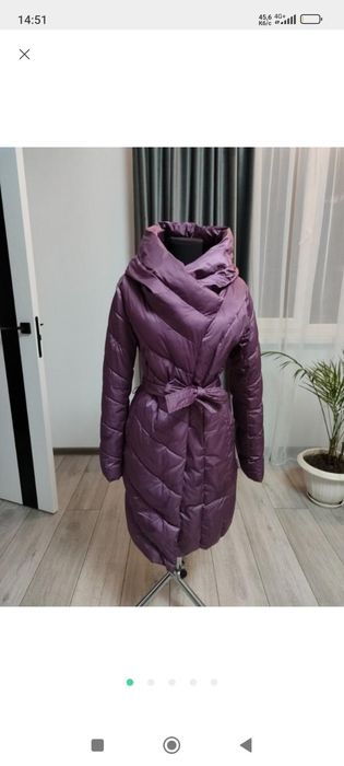 Пальто S,М стильне тепле