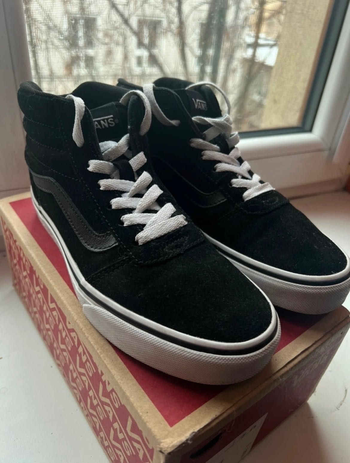 Vans tenisówki/skate s Ward Hi czarne buty sportowe