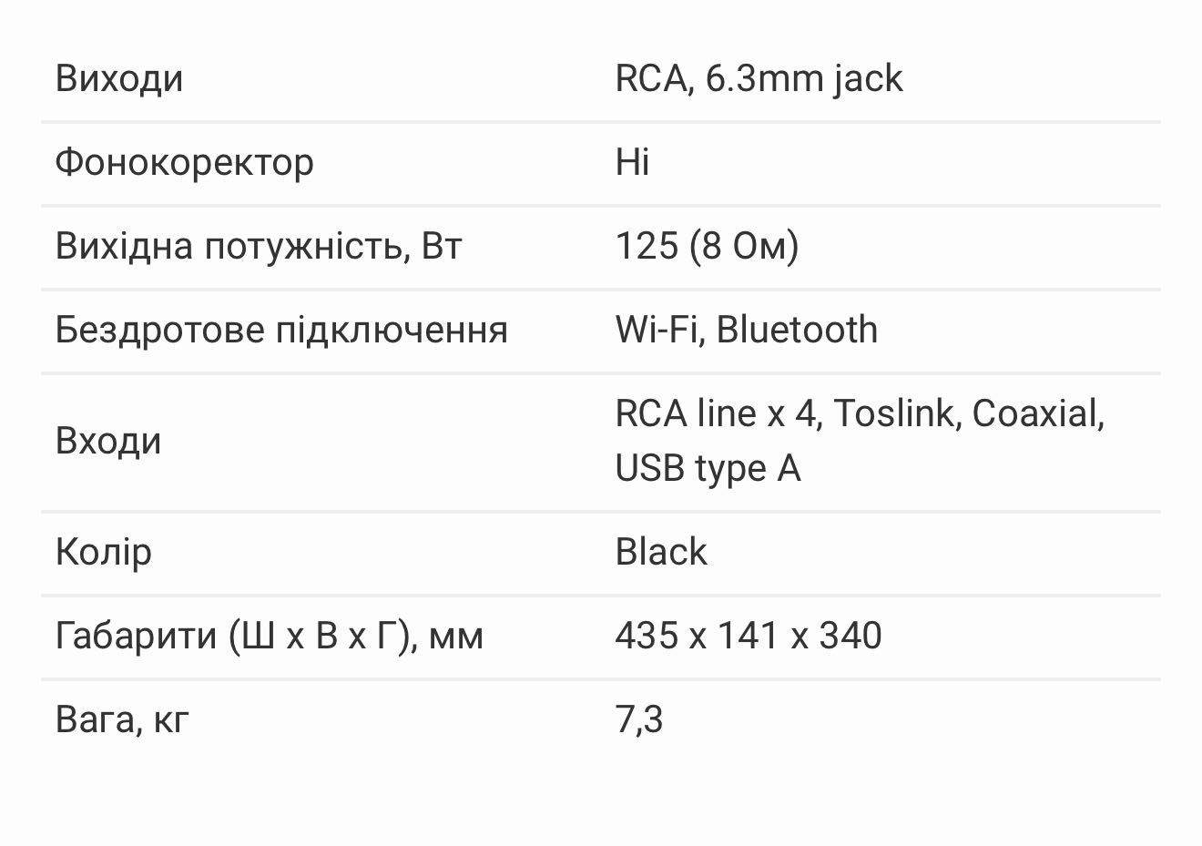 Hi-Fi мережевий ресивер Yamaha R-N402