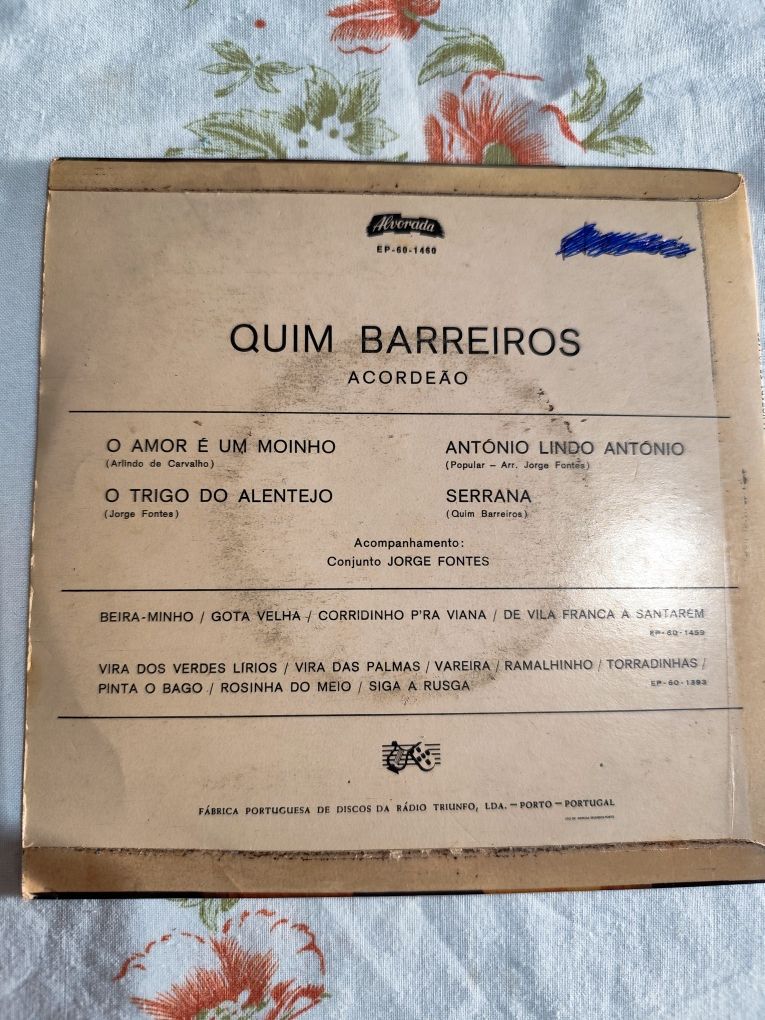 Vendo disco vinil single Quim barreiros 1973